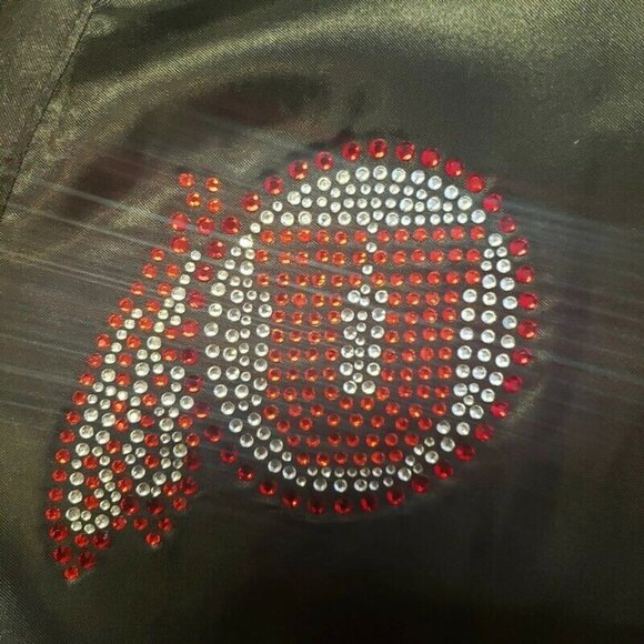 NCAA Womens Size L/XL Utah Utes Short Sleeve Kimono Black Bath Dorm Bed R… - Picture 6 of 7